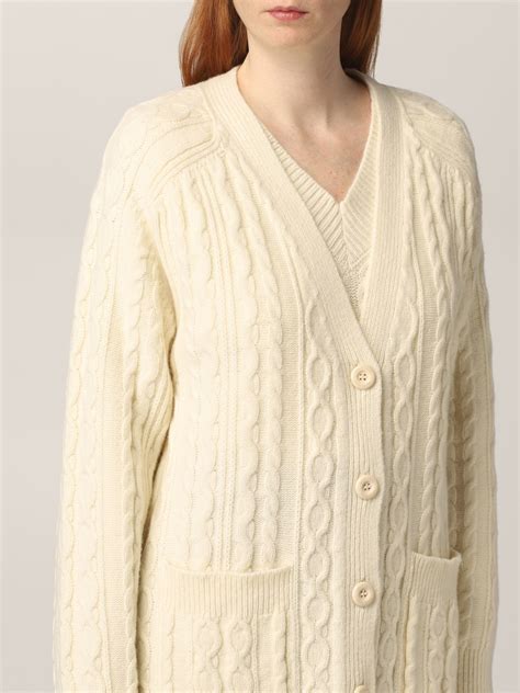 see by chloe cardigan|chloe off shoulder sweater.